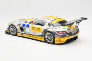 Mercedes SLS AMG GT3 #21 Rowe Racing Arnold / Roloff / Seyffarth / Jäger ADAC 24 Hours Nürburgring 2013 Minichamps 1:18 15113 — kuva 5 / 6