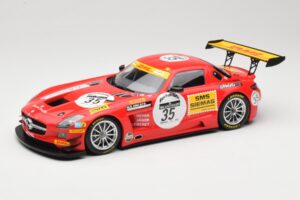 Mercedes SLS AMG GT3 #35 T. Heyer / T. Jager 24 Hours of Spa 2011 Minichamps 1:18 B66960196 Metalli
