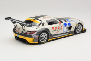 Mercedes SLS AMG GT3 #21 Rowe Racing M. Zehe / M. Hartung ADAC 24h Nurburgring 2012 Minichamps 1:18 151123121 Metalli — kuva 2 / 6