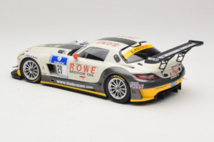 Mercedes SLS AMG GT3 #21 Rowe Racing M. Zehe / M. Hartung ADAC 24h Nurburgring 2012 Minichamps 1:18 151123121 Metalli — kuva 5 / 6
