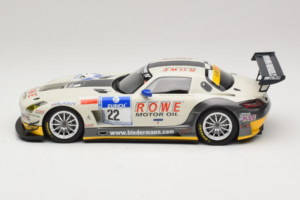 Mercedes SLS AMG GT3 #22 Rowe Racing R. Graf / M. Seyffarth ADAC 24h Nurburgring 2012 Minichamps 1:18 151123122 Metalli — kuva 3 / 6