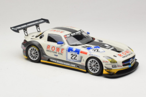 Mercedes SLS AMG GT3 #22 Rowe Racing R. Graf / M. Seyffarth ADAC 24h Nurburgring 2012 Minichamps 1:18 151123122 Metalli — kuva 4 / 6