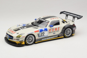Mercedes SLS AMG GT3 #22 Rowe Racing R. Graf / M. Seyffarth ADAC 24h Nurburgring 2012 Minichamps 1:18 151123122 Metalli