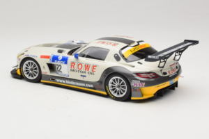 Mercedes SLS AMG GT3 #22 Rowe Racing R. Graf / M. Seyffarth ADAC 24h Nurburgring 2012 Minichamps 1:18 151123122 Metalli — kuva 5 / 6