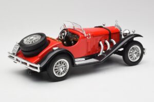 Mercedes SSK Punainen & Musta Bburago 1:18 3009-M1 Metalli — kuva 2 / 6