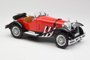 Mercedes SSK Punainen & Musta Bburago 1:18 3009-M1 Metalli — kuva 4 / 6