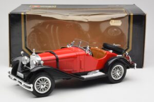 Mercedes SSK Punainen & Musta Bburago 1:18 3009-M1 Metalli — kuva 6 / 6