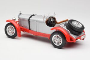 Mercedes SSK Hopea & Punainen Bburago 1:18 3009-M2 Metalli — kuva 5 / 6