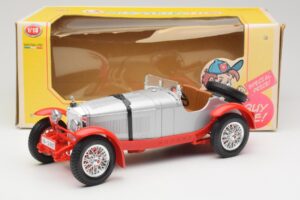 Mercedes SSK Hopea & Punainen Bburago 1:18 3009-M2 Metalli — kuva 6 / 6