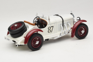Mercedes SSKL #87 R. Caracciola Valkoinen 1931 Bburago 1:18 3002-P1 Metalli — kuva 2 / 6