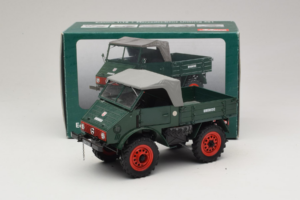 Mercedes Unimog 401 Vihreä Schuco 1:18 135 Metalli — kuva 8 / 8