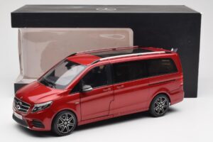 Mercedes V-Class W447 Designo Hyacinth Punainen Metallinen Norev 1:18 B66004166 Metalli — kuva 7 / 7