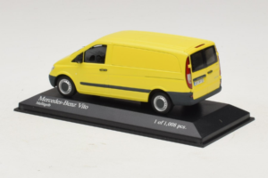 Mercedes Vito Kastenwagen Keltainen Minichamps 1:43 400032260 Metalli — kuva 3 / 4