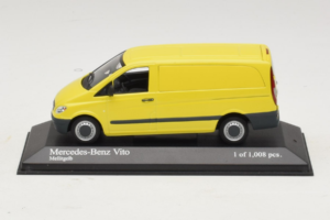 Mercedes Vito Kastenwagen Keltainen Minichamps 1:43 400032260 Metalli