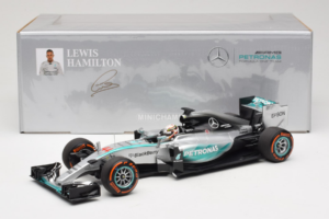 Mercedes W06 #44 L. Hamilton Mercedes AMG Petronas Japanese Grand Prix Winner 2015 Minichamps 1:18 110150344 Metalli — kuva 7 / 7