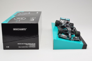 Mercedes W11 #44 L. Hamilton Mercedes AMG Petronas Turkish Grand Prix Winner World Champion 2020 Minichamps 1:18 113201444 Ha — kuva 6 / 7
