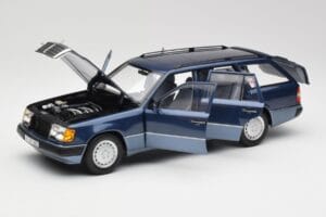 Mercedes 300D W124 T-Modell Nautical Sininen Norev 1:18 183962 Metalli — kuva 2 / 8