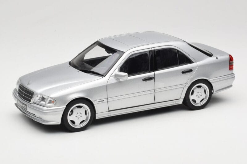Mercedes C36 AMG W202 Silver Metallic Norev 1:18 183380 Metalli