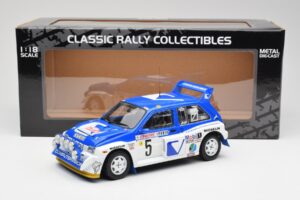 MG Metro 6R4 #5 T. Pond / R. Arthur Rally Monte Carlo 1986 Sun Star 1:18 5537 Metalli — kuva 8 / 8