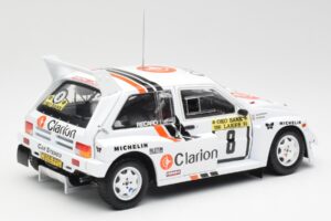 MG Metro 6R4 #8 P. Eklund / D. Whittock Rally Finland 1986 Sun Star 1:18 5536 Metalli — kuva 3 / 8