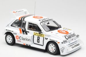 MG Metro 6R4 #8 P. Eklund / D. Whittock Rally Finland 1986 Sun Star 1:18 5536 Metalli — kuva 6 / 8