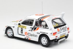 MG Metro 6R4 #8 P. Eklund / D. Whittock Rally Finland 1986 Sun Star 1:18 5536 Metalli — kuva 7 / 8