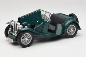 MG TC Midget Shires Green Road Legends 1:18 92468 Metalli — kuva 2 / 8