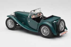 MG TC Midget Shires Green Road Legends 1:18 92468 Metalli — kuva 6 / 8
