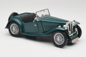 MG TC Midget Shires Green Road Legends 1:18 92468 Metalli — kuva 7 / 8