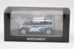 Mini Clubman R55 Cooper S Blue Metallic Onitsuka Tiger Minichamps 1:43 403138676 Metalli — kuva 4 / 4