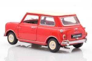 Mini Cooper 1275 S Punainen Kyosho 1:18 8840 Metalli — kuva 7 / 8