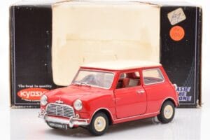 Mini Cooper 1275 S Punainen Kyosho 1:18 8840 Metalli — kuva 8 / 8