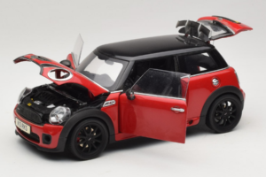 Mini Cooper John Cooper Works R56 Punainen & Musta Kyosho 1:18 80430419909 Metalli — kuva 2 / 8