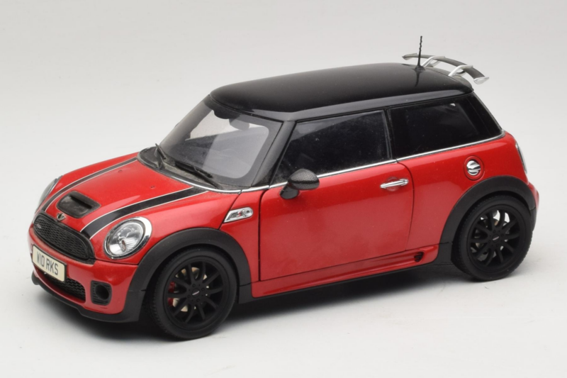 Mini Cooper John Cooper Works R56 Punainen & Musta Kyosho 1:18 80430419909 Metalli