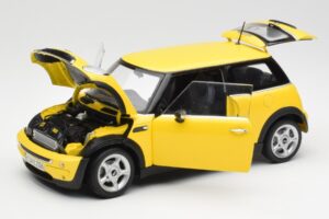 Mini Cooper One R50 Aerodynamiikkapaketti Keltainen Kyosho 1:18 80430148553 Metalli — kuva 2 / 8