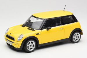 Mini Cooper One R50 Aerodynamiikkapaketti Keltainen Kyosho 1:18 80430148553 Metalli