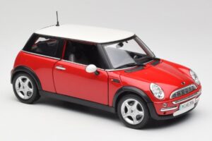 Mini Cooper R50 Punainen Maisto 1:18 31619 Metalli — kuva 6 / 8