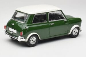 Mini Cooper S British Racing Vihreä & Old English Valkoinen Solido 1:18 8021 Metalli — kuva 3 / 8