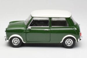Mini Cooper S British Racing Vihreä & Old English Valkoinen Solido 1:18 8021 Metalli — kuva 4 / 8