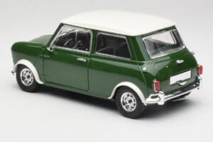 Mini Cooper S British Racing Vihreä & Old English Valkoinen Solido 1:18 8021 Metalli — kuva 7 / 8