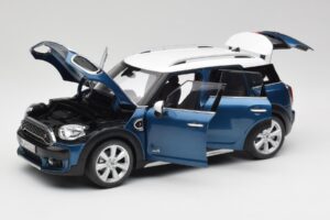 Mini Countryman F60 Island Sininen & Valkoinen Kyosho 1:18 80432447940 Metalli — kuva 2 / 8