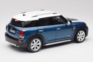 Mini Countryman F60 Island Sininen & Valkoinen Kyosho 1:18 80432447940 Metalli — kuva 3 / 8