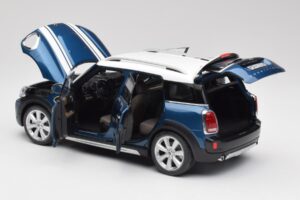 Mini Countryman F60 Island Sininen & Valkoinen Kyosho 1:18 80432447940 Metalli — kuva 5 / 8