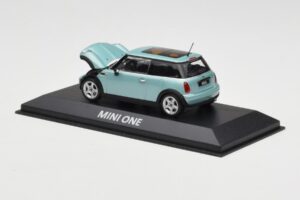 Mini One R50 Vaaleanvihreä Vaaleanvihreällä Katolla Minichamps 1:43 MINI003 Metalli — kuva 3 / 4