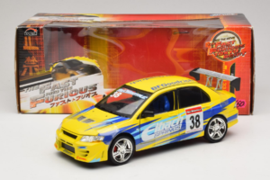 Mitsubishi Lancer EVO VII Fast & Furious Tokyo Drift Joyride 1:18 53607B Metalli — kuva 6 / 6
