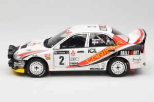 Mitsubishi Carisma GT Group N2 R. Burns / R. Reid RAC Rally 1997 Valkoinen Otto 1:18 OT1192 Hartsi — kuva 3 / 6