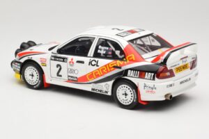 Mitsubishi Carisma GT Group N2 R. Burns / R. Reid RAC Rally 1997 Valkoinen Otto 1:18 OT1192 Hartsi — kuva 5 / 6