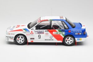 Mitsubishi Galant VR-4 #9 K. Eriksson / S. Parmander RAC Rally 1990 IXO 1:18 18RMC192A Metalli — kuva 3 / 6