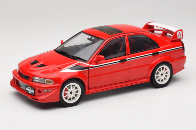 Mitsubishi Lancer Evo VI Tommi Makinen Edition Punainen AUTOart 1:18 77156 Metalli