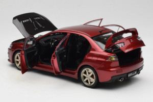 Mitsubishi Lancer Evolution X Punainen OEM 1:18 MLE02 Metalli — kuva 5 / 8